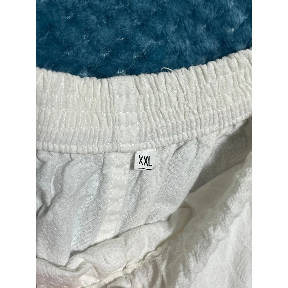 Vintage White Graphic Swim Trunks Scuba Paradise Cozumel Mexico